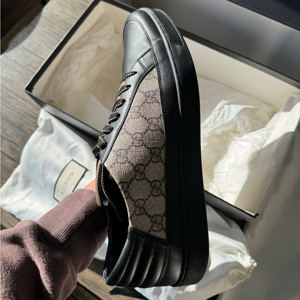 Gucci Men’s GG Supreme Sneakers ‘Beige Brown’